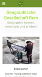 Mobile Screenshot of geographiebern.ch